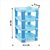 Selvel Home Beautiful 4 Rack Shelves, Blue