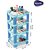 SELVEL Giving shape to life Multi-Purpose Kitchen Storage Rack and Office Storage Rack for, Fruits Onion, Potato, Vegetables, Books and Other Household Storage (4 Rack, Blue)