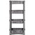 Selvel Multipurpose Storage Rack & Organizer | 4 Layer Organizer Shelf Rack for Kitchen, Bedroom, Bathroom, Home, Pantry, Washing & Utility (Grey)