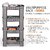 Selvel Multipurpose Storage Rack & Organizer | 4 Layer Organizer Shelf Rack for Kitchen, Bedroom, Bathroom, Home, Pantry, Washing & Utility (Grey)