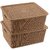 SELVEL Giving shape to life Multipurpose Storage Baskets Set of 2 with Lid for Kitchen, Vegetables, Toys, Books, Office, Stationery, Utility, Cosmetics, Accessories, Wardrobe (Bucket Brown)