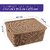 SELVEL Giving shape to life Multipurpose Storage Baskets Set of 2 with Lid for Kitchen, Vegetables, Toys, Books, Office, Stationery, Utility, Cosmetics, Accessories, Wardrobe (Bucket Brown)