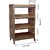 SELVEL Giving Shape To Life Multipurpose Storage Racks 4 Shelfs 4-Layers Fruits Vegetable Storage Household Office Stand Unbreakable Plastic (4 Racks, Bucket Brown)