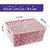 SELVEL Giving shape to life Multipurpose Storage Baskets Large with Lid f Set of 2 (Small, Pink)