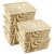 Selvel Storage Basket/Box with lid for Kitchen | Vegetables | Toys | Books | Office | Utility | Cosmetics | Accessories | Closet | Wardrobe | Set of 5 (Beige)