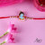 Bal Krishana Cartoon rakhi for sweet kids with beads, pearls [VFJ1149RKG ]