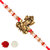 Vighnaharta Lord Avighna Ganesh Gold Plated Alloy Rakhi for Lovely Brother  [VFJ1143RKG ]