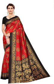 Grubstaker Green Colour Art Silk Printed Saree