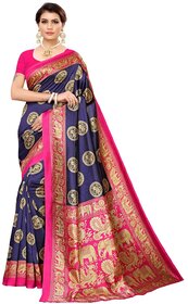 Grubstaker Green Colour Art Silk Printed Saree