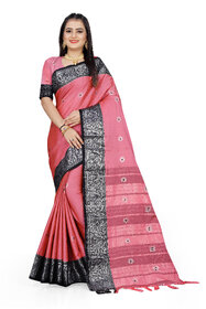 SVB Saree Pink Colour Cotton Embellished Saree