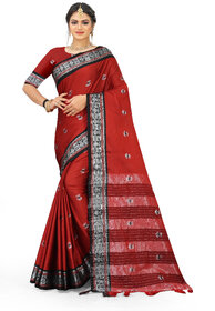 SVB Saree Red Colour Cotton Embellished Saree