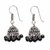 Black Oxidised Jhumki