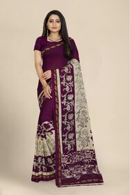 SVB Saree Women's  Georgette Printed saree With Blouse