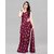 SVB Saree Maroon Colour Butterfly Printed Georgette saree