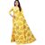 SVB Saree Yellow Colour Floral Printed Georgette Saree