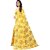 SVB Saree Yellow Colour Floral Printed Georgette Saree