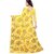 SVB Saree Yellow Colour Floral Printed Georgette Saree