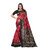 SVB Saree Red & Black  Art Silk Printed Saree