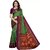 SVB Saree Green  Colour Checks Printed Saree