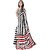 SVB Saree White And Black Printed Georgette Saree