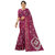 SVB Saree Maroon Colour Bandhani  Cotton Printed Saree