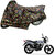 AutoRetail Dust Proof Two Wheeler Polyster Cover for TVS Star Sport (Mirror Pocket, Jungle Color)
