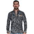 Black with Golden Print Shirt By Corporate Club
