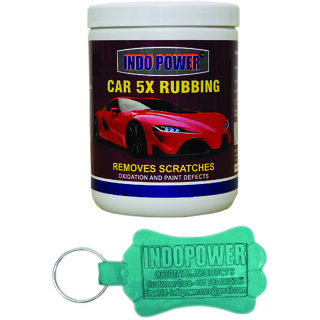 Indo Power Car 5X Rubbing 1 Kg.+Your Free Gift Package With This Products  Rubber Keyring (Send Any Available Color One Pic).