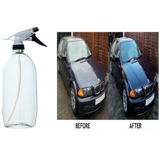 Indo Power Multipurpose Car Wash Bottle Black  Nozzle Spray  .