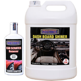 Indo Power Dashboard Shiner 5Ltr+ Scratch Remover 100Gm.