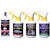 Indo Power Tyre Shiner Gun 250Ml.+Car Shampoo Gun 250Ml.+Scratch Remover 100Gm.+Car Wax Polish Gun 250Ml.