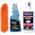 Indo Power Car Shampoo 250Ml + 1Pc Car Microfiber Cloth Orange+  Scratch Remover 200Gm.