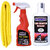 Indo Power Tyre  Shiner Spray 250Ml + 1Pc Car Microfiber Cloth Yellow+  Scratch Remover 200Gm.