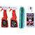 Indo Power Leather Shiner Spray 250Ml+Dashboard Shiner Spray 250Ml+1Pc Car Microfiber Cloth Green +  Scratch Remover 200Gm.
