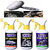 Indo Power Car Shampoo Gun 250Ml.+Tyre Shiner Gun 250Ml.+Car Wax Polish Gun 250Ml.+All Tyre Cleaning Brush