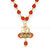 Rudraksha trishul Damru om nam shivay mala pendant chain for men [VFJ1353PG-RUDRA ]