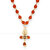 Rudraksha trishul Damru om nam shiv mala pendant chain for men [VFJ1361PG-RUDRA ]