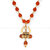 Rudraksha trishul Damru om nam shiv mala pendant chain for men [VFJ1364PG-RUDRA ]
