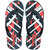 Fomo Lekstar Black Red White Ultra Flip Flops For Men