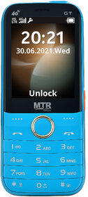 MTR  GT 4G DUAL SIM MOBILE PHONE WITH 2.8 INCH SCREEN, 3000 MAH POWERFUL BATTERY AND LOUD SOUND