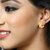 Vighnaharta V Shape alloy Gold plated Bali, Chand Bali Earring for Women and Girls- (VFJ1475ERG)