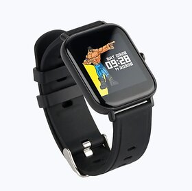 ZEBRONICS ZEB FIT80CH Smartwatch (Black Strap, ).
