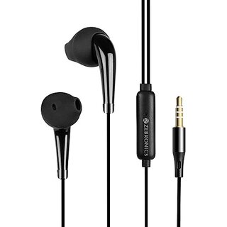 Zebronics Zeb-calyx Wired Headset Black In The Ear