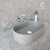 CUROVIT Torrent ZINC ALLOY Bib Cock Tap / Short Nose Chrome Finish Quarter Turn with Wall Flange in Bathroom  Kitchen
