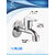 CUROVIT Torrent ZINC ALLOY Bib Cock Tap / Short Nose Chrome Finish Quarter Turn with Wall Flange in Bathroom  Kitchen