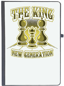 UDNAG Ruled Notebook Diary 'Chess | The king', [A5 80Pages 80GSM]