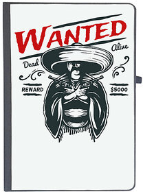 UDNAG Ruled Notebook Diary 'Wild west | Dead and alive', [A5 80Pages 80GSM]