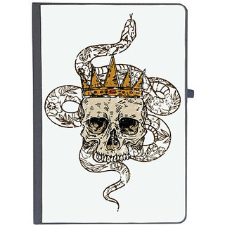 UDNAG Ruled Notebook Diary 'Death | Death crown and snake', [A5 80Pages 80GSM]