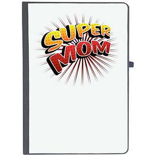 UDNAG Ruled Notebook Diary 'Mom, red | Super Mom', [A5 80Pages 80GSM]