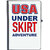 UDNAG Ruled Notebook Diary 'USA | USA under SKIRT adventure', [A5 80Pages 80GSM]